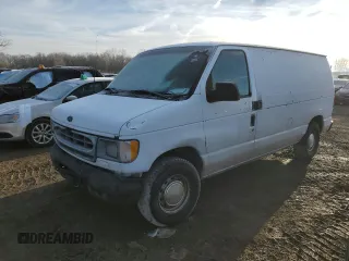 2001 Ford Econoline Cargo with VIN 1FTRE142X1HA65337, listed as a Copart auction lot 64150804 with 219,274 mi miles and Non Repairable. Bid and sale history available at DreamBid. Image 1.