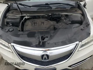 2015 Acura MDX Technology with VIN 5FRYD4H41FB019283, listed as a Copart auction lot 54602125 with 139,322 mi miles and Salvage title. Bid and sale history available at DreamBid. Image 12.