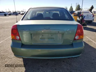 2003 Hyundai Accent GL with VIN KMHCG45C63U430403, listed as a Copart auction lot 86430724 with 74,200 mi miles and Salvage Title. Bid and sale history available at carsss.com. Image 6.