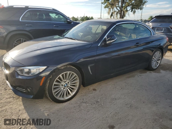 2014 BMW 4 Series 428i xDrive with VIN WBA3T1C54EPS98291, listed as a Copart auction lot 73834614 with 78,244 mi miles and Non Repairable. Bid and sale history available at carsss.com. Image 1.