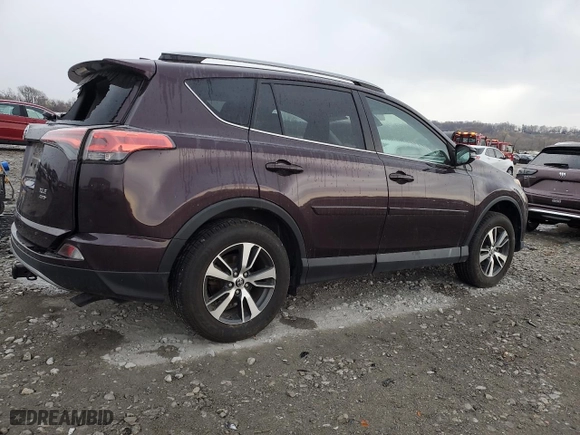 2017 Toyota RAV4 XLE with VIN 2T3RFREV2HW662443, listed as a Copart auction lot 50436345 with 106,691 mi miles and Salvage Title. Bid and sale history available at carsss.com. Image 3.