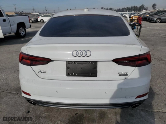 2018 Audi A5 Sportback Prestige with VIN WAUFNCF53JA073503, listed as a Copart auction lot 83979364 with NaN miles and Salvage Title. Bid and sale history available at carsss.com. Image 6.