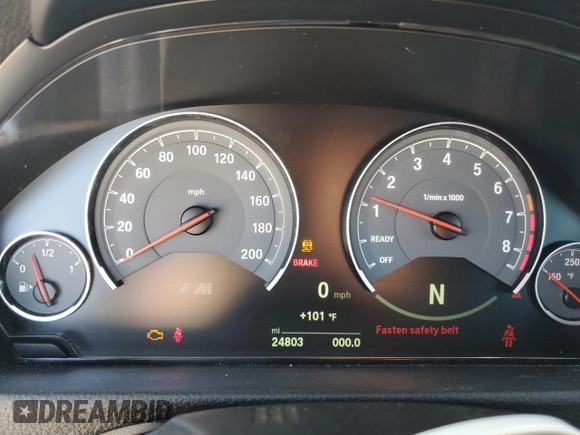 2020 BMW M4 with VIN WBS4Z9C01L5N31148, listed as a Copart auction lot 74013914 with 24,803 mi miles and Non Repairable. Bid and sale history available at carsss.com. Image 9.