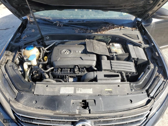 2017 Volkswagen Passat 1.8T S with VIN 1VWAT7A38HC052593, listed as a Copart auction lot 53720235 with 129,662 mi miles and Clean Title. Bid and sale history available at carsss.com. Image 11.