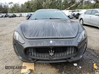 2014 Maserati GranTurismo Sport with VIN ZAM45VLA8E0113136, listed as a Copart auction lot 86207134 with 0 mi miles and Salvage Title. Bid and sale history available at carsss.com. Image 5.