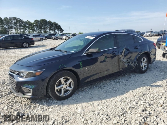 2017 Chevrolet Malibu LS with VIN 1G1ZB5ST9HF281044, listed as a Copart auction lot 54563705 with 151,309 mi miles and Salvage Title. Bid and sale history available at DreamBid. Image 1.