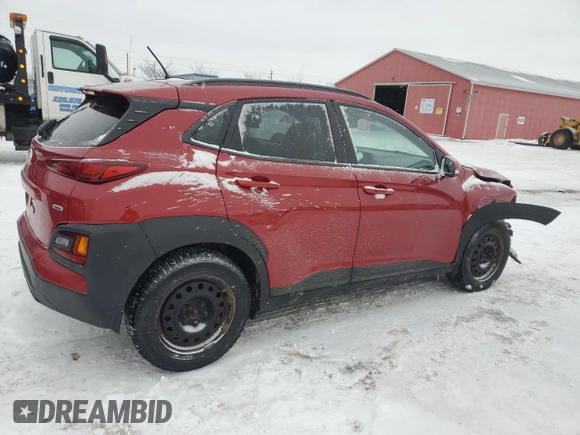 2018 Hyundai Kona SEL with VIN KM8K2CAA2JU105611, listed as a Copart auction lot 43071505 with 77,357 mi miles and Salvage Title. Bid and sale history available at carsss.com. Image 3.