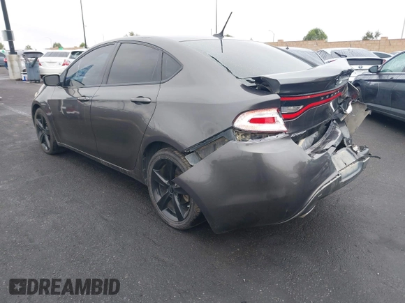 2015 Dodge Dart SXT with VIN 1C3CDFBB1FD212642, listed as a IAAI auction lot 42203244 with 204,104 mi miles. Bid and sale history available at carsss.com. Image 3.