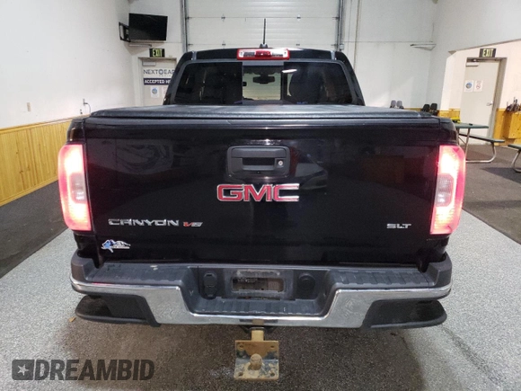 2018 GMC Canyon 4WD SLT with VIN 1GTG6DEN5J1102611, listed as a Copart auction lot 81990044 with 91,739 mi miles and Clean Title. Bid and sale history available at carsss.com. Image 6.