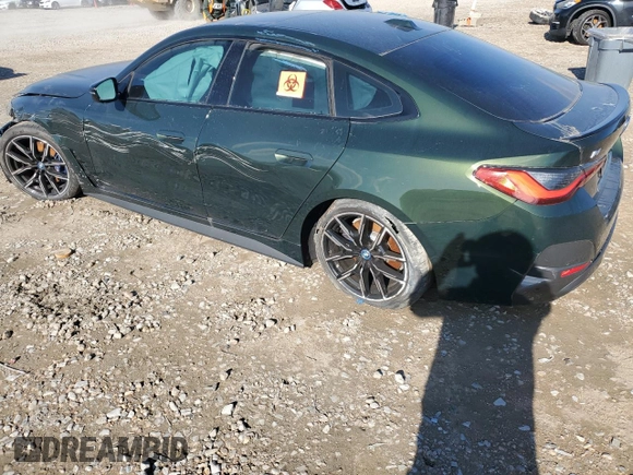 2023 BMW i4 eDrive40 z VIN WBY73AW08PFN49504, wystawiony jako Copart lot #85935954 z przebiegiem Nie podano mil oraz Szkoda całkowita • Salvage title. Historia ofert i sprzedaży dostępna na DreamBid. Obrazek 2.