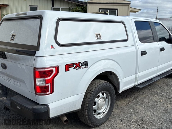 2018 Ford F-150 XL with VIN 1FTFW1E53JKC39874, listed as a Copart auction lot 66670325 with 112,915 mi miles and Clean title. Bid and sale history available at DreamBid. Image 4.