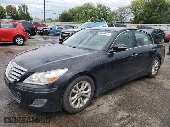 2013 Hyundai Genesis 3.8L with VIN KMHGC4DDXDU216586, listed as a Copart auction lot 55632675 with 166,975 mi miles and Clean Title. Bid and sale history available at carsss.com. Image 1.