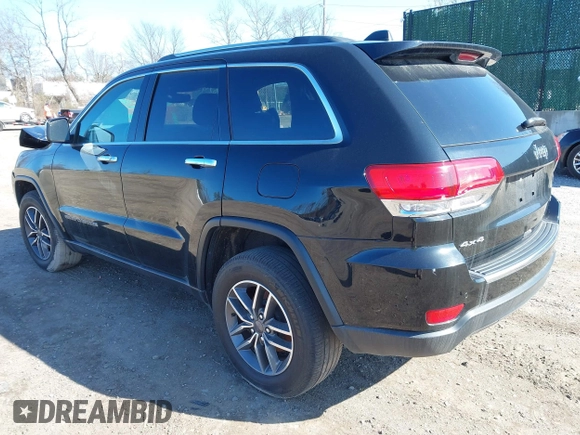 2019 Jeep Grand Cherokee Limited with VIN 1C4RJFBGXKC667340, listed as a IAAI auction lot 41482493 with 69,600 mi miles and . Bid and sale history available at DreamBid. Image 3.
