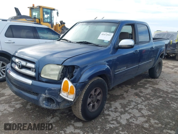 2004 Toyota Tundra SR5 with VIN 5TBET34134S440324, listed as a IAAI auction lot 41472957 with 167,487 mi miles and . Bid and sale history available at DreamBid. Image 17.