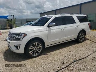 2021 Ford Expedition Max Platinum with VIN 1FMJK1MT3MEA72923, listed as a Copart auction lot 68874584 with 98,302 mi miles and Non repairable. Bid and sale history available at DreamBid. Image 1.
