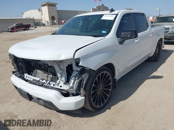 2022 Chevrolet Silverado 1500 LT with VIN 1GCPACEK2NZ635571, listed as a IAAI auction lot 41836489 with 63,875 mi miles. Bid and sale history available at carsss.com. Image 2.