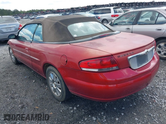 2004 Chrysler Sebring Limited with VIN 1C3EL65R54N412483, listed as a IAAI auction lot 41980106 with 125,819 mi miles and . Bid and sale history available at DreamBid. Image 3.