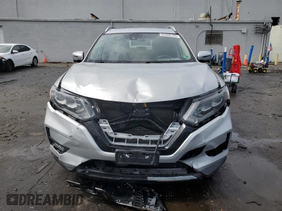 2017 Nissan Rogue S with VIN JN8AT2MVXHW283856, listed as a Copart auction lot 62866125 with 47,071 mi miles and Salvage title. Bid and sale history available at DreamBid. Image 5.