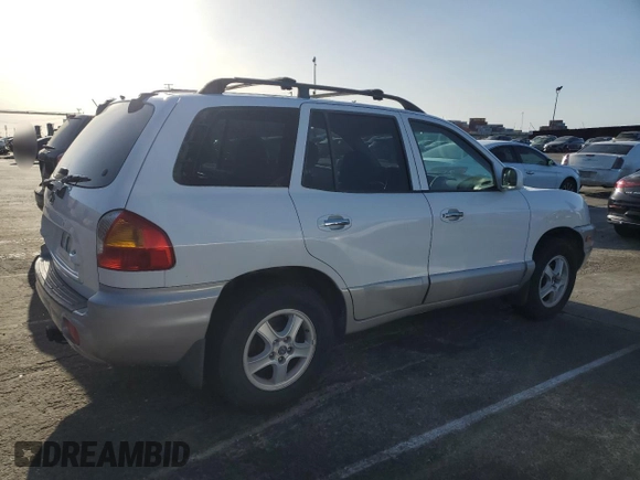 2002 Hyundai Santa Fe GLS with VIN KM8SC13D32U303804, listed as a Copart auction lot 51213805 with 201,919 mi miles and Salvage Title. Bid and sale history available at carsss.com. Image 3.