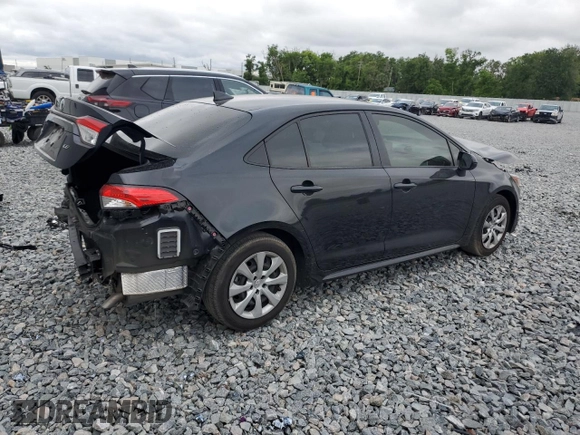 2022 Toyota Corolla LE with VIN JTDEPMAE4NJ216454, listed as a Copart auction lot 52405875 with 31,563 mi miles and Non Repairable. Bid and sale history available at carsss.com. Image 3.