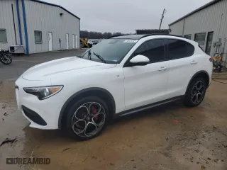 2023 Alfa Romeo Stelvio Ti with VIN ZASPAKBN7P7D54106, listed as a Copart auction lot 86400564 with 50,749 mi miles and Clean Title. Bid and sale history available at carsss.com. Image 1.