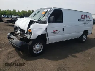 2014 Ford Econoline Cargo Commercial with VIN 1FTNE1EW3EDA66746, listed as a Copart auction lot 56550355 with 176,493 mi miles and Salvage title. Bid and sale history available at DreamBid. Image 1.