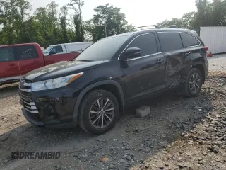2018 Toyota Highlander SE with VIN 5TDJZRFH4JS547038, listed as a Copart auction lot 59465975 with 93,456 mi miles and Salvage title. Bid and sale history available at DreamBid. Image 1.