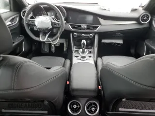 2022 Alfa Romeo Giulia Veloce with VIN ZARFAMBN9N7666141, listed as a Copart auction lot 55566014 with 3,391 mi miles and Salvage Title. Bid and sale history available at carsss.com. Image 8.