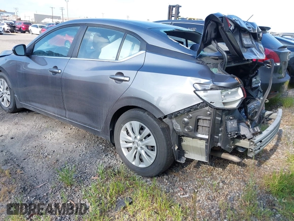 2020 Nissan Sentra S with VIN 3N1AB8BV9LY306505, listed as a IAAI auction lot 41641284 with 57,503 mi miles. Bid and sale history available at carsss.com. Image 3.