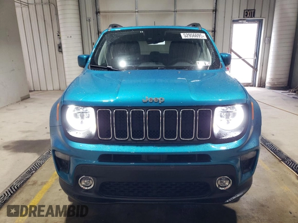 2021 Jeep Renegade Latitude with VIN ZACNJDB1XMPN33454, listed as a Copart auction lot 52956695 with 9,539 mi miles and Salvage Title. Bid and sale history available at carsss.com. Image 5.