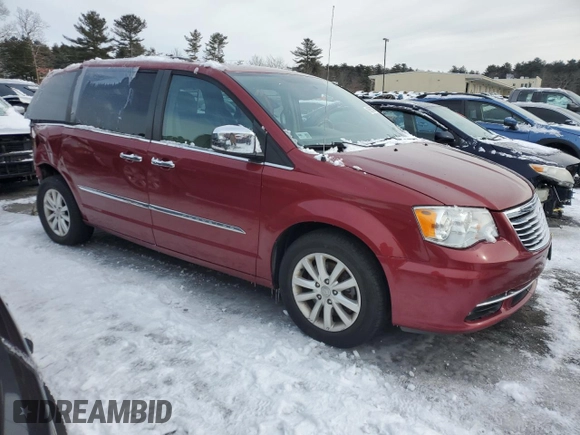 2016 Chrysler Town & Country Limited Platinum with VIN 2C4RC1GG8GR121964, listed as a Copart auction lot 89053505 with 204,277 mi miles and Salvage Title. Bid and sale history available at carsss.com. Image 4.