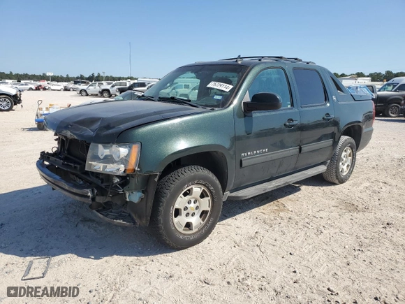 2013 Chevrolet Avalanche LS with VIN 3GNMCEE06DG269191, listed as a Copart auction lot 75729114 with 162,436 mi miles and Salvage Title. Bid and sale history available at carsss.com. Image 1.