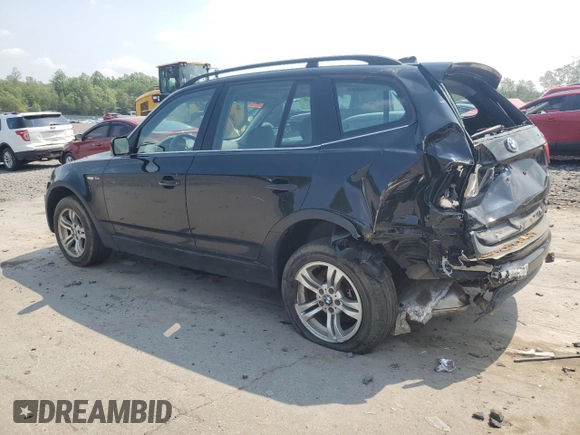 2006 BMW X3 3.0i z VIN WBXPA93456WG92234, wystawiony jako Copart lot #60319775 z przebiegiem Nie podano mil oraz Szkoda całkowita • Salvage title. Historia ofert i sprzedaży dostępna na DreamBid. Obrazek 2.