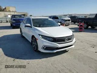 2020 Honda Civic Sedan Touring with VIN 19XFC1F95LE011214, listed as a Copart auction lot 42718735 with 81,185 mi miles and Salvage Title. Bid and sale history available at carsss.com. Image 10.