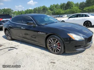 2015 Maserati Quattroporte S Q4 with VIN ZAM56RRA6F1142033, listed as a Copart auction lot 56921074 with 87,169 mi miles. Bid and sale history available at carsss.com. Image 4.
