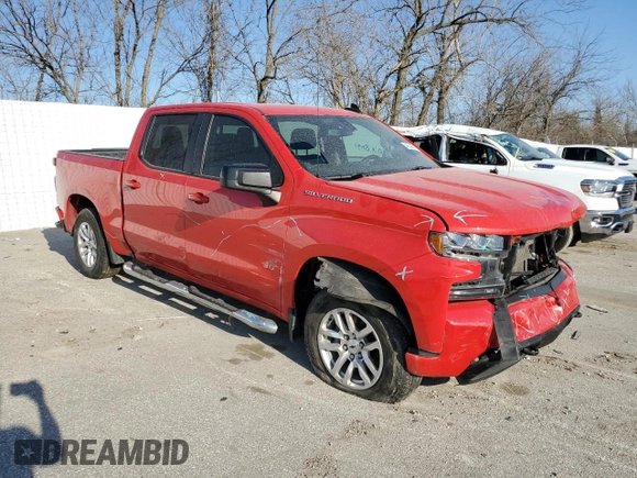 2020 Chevrolet Silverado 1500 RST with VIN 3GCPWDED3LG107835, listed as a Copart auction lot 48544515 with 78,765 mi miles and Salvage Title. Bid and sale history available at DreamBid. Image 4.