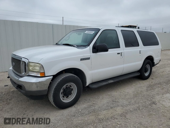 2002 Ford Excursion Special Serv z VIN 1FMNU40L62EB97141, wystawiony jako Copart lot #69656934 z przebiegiem 140 788 mil mil oraz Szkoda całkowita • Salvage title. Historia ofert i sprzedaży dostępna na DreamBid. Obrazek 1.