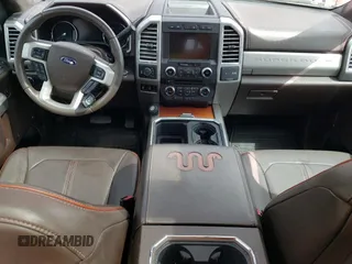 2017 Ford Super Duty F-250 SRW Lariat with VIN 1FT7W2BT8HEC44977, listed as a Copart auction lot 47296205 with 38,015 mi miles and Salvage Title. Bid and sale history available at carsss.com. Image 8.