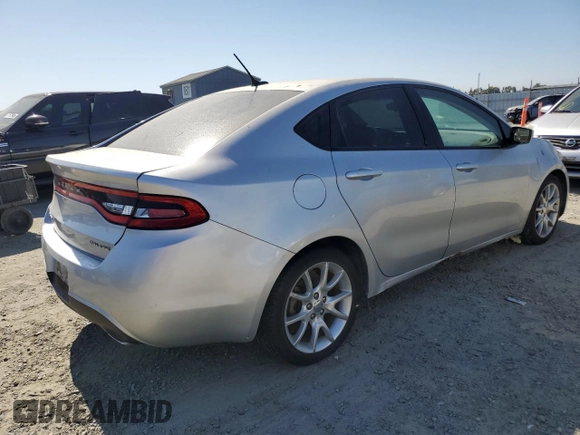 2013 Dodge Dart SXT with VIN 1C3CDFBAXDD107277, listed as a Copart auction lot 60924155 with 233,000 mi miles and Clean title. Bid and sale history available at DreamBid. Image 3.