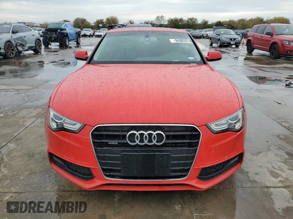 2016 Audi A5 Premium with VIN WAUD2AFR3GA020316, listed as a Copart auction lot 84083214 with 64,038 mi miles and Salvage title. Bid and sale history available at DreamBid. Image 5.