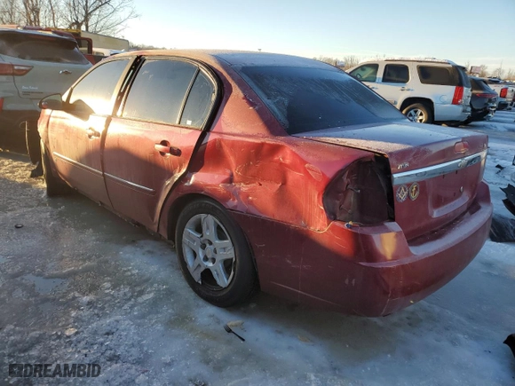 2006 Chevrolet Malibu LT w/0LT with VIN 1G1ZT51FX6F197191, listed as a Copart auction lot 88780795 with 160,808 mi miles and Salvage Title. Bid and sale history available at carsss.com. Image 2.
