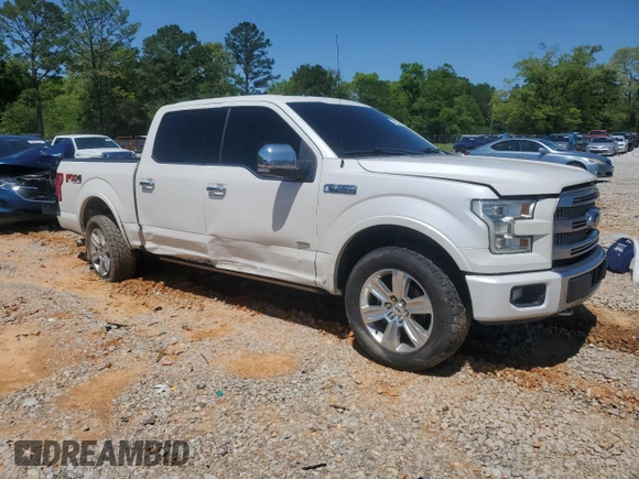 2015 Ford F-150 XLT with VIN 1FTEW1EG6FFA32571, listed as a Copart auction lot 52098825 with 194,300 mi miles and Salvage Title. Bid and sale history available at carsss.com. Image 4.