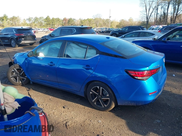 2024 Nissan Sentra SV with VIN 3N1AB8CV9RY345103, listed as a IAAI auction lot 42126051 with 15,702 mi miles and . Bid and sale history available at DreamBid. Image 14.