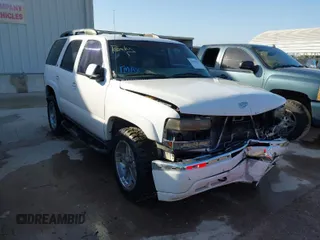 2003 Chevrolet Tahoe LS with VIN 1GNEK13Z13R273407, listed as a IAAI auction lot 41885321 with 232,107 mi miles and . Bid and sale history available at DreamBid. Image 1.