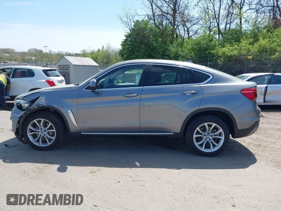 2016 BMW X6 xDrive35i with VIN 5UXKU2C53G0N84273, listed as a IAAI auction lot 42104112 with 61,183 mi miles and . Bid and sale history available at DreamBid. Image 15.