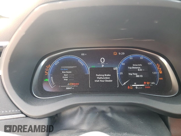 2023 Toyota Venza LE z VIN JTEAAAAH5PJ120498, wystawiony jako Copart lot #56872335 z przebiegiem 36 847 mil mil oraz Szkoda całkowita • Salvage title. Historia ofert i sprzedaży dostępna na DreamBid. Obrazek 9.