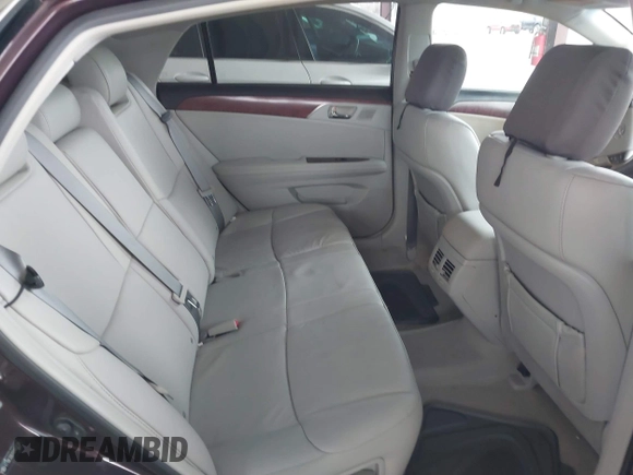 2012 Toyota Avalon with VIN 4T1BK3DB7CU463729, listed as a IAAI auction lot 41301213 with 59,923 mi miles. Bid and sale history available at carsss.com. Image 8.