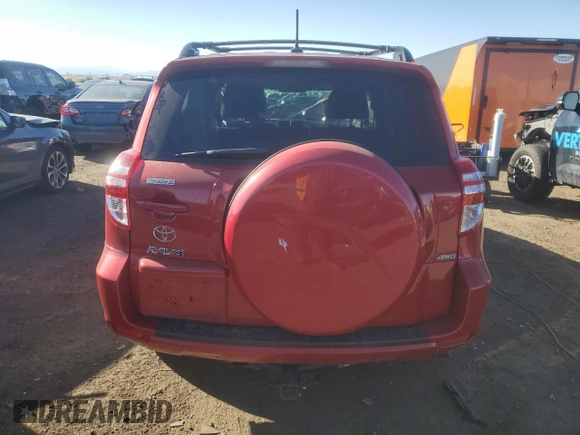 2012 Toyota RAV4 with VIN 2T3BK4DV3CW068132, listed as a Copart auction lot 44277435 with 0 mi miles and Salvage Title. Bid and sale history available at carsss.com. Image 6.