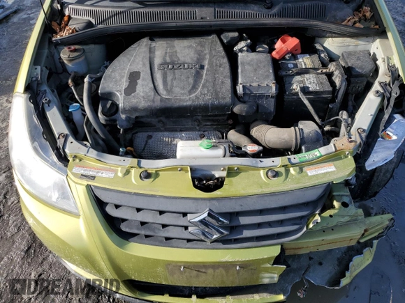 2013 Suzuki SX4 with VIN JS2YB5A48D6100481, listed as a Copart auction lot 46864645 with 98,852 mi miles and Salvage Title. Bid and sale history available at DreamBid. Image 11.