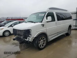 2015 GMC Savana z VIN 1GTW7FCG3F1177632, wystawiony jako Copart lot #43934045 z przebiegiem 79 771 mil mil oraz Szkoda całkowita • Salvage title. Historia ofert i sprzedaży dostępna na DreamBid. Obrazek 1.